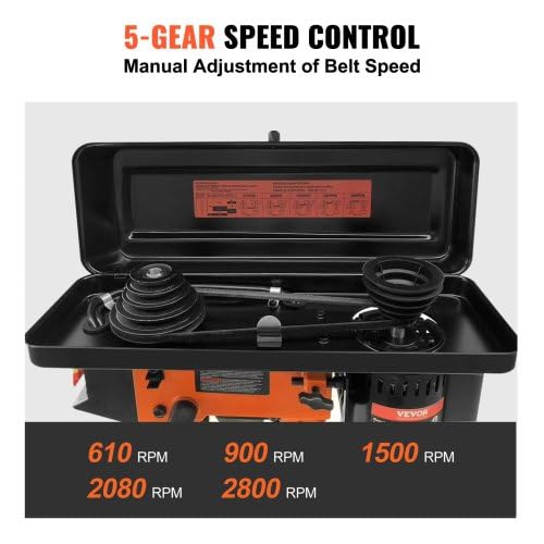 10'' 5-Speed Cast Iron Benchtop Drill Press I500