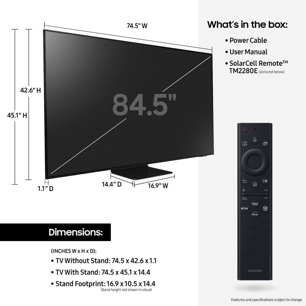 85" 4K Neo QLED Mini LED Smart TV T329406