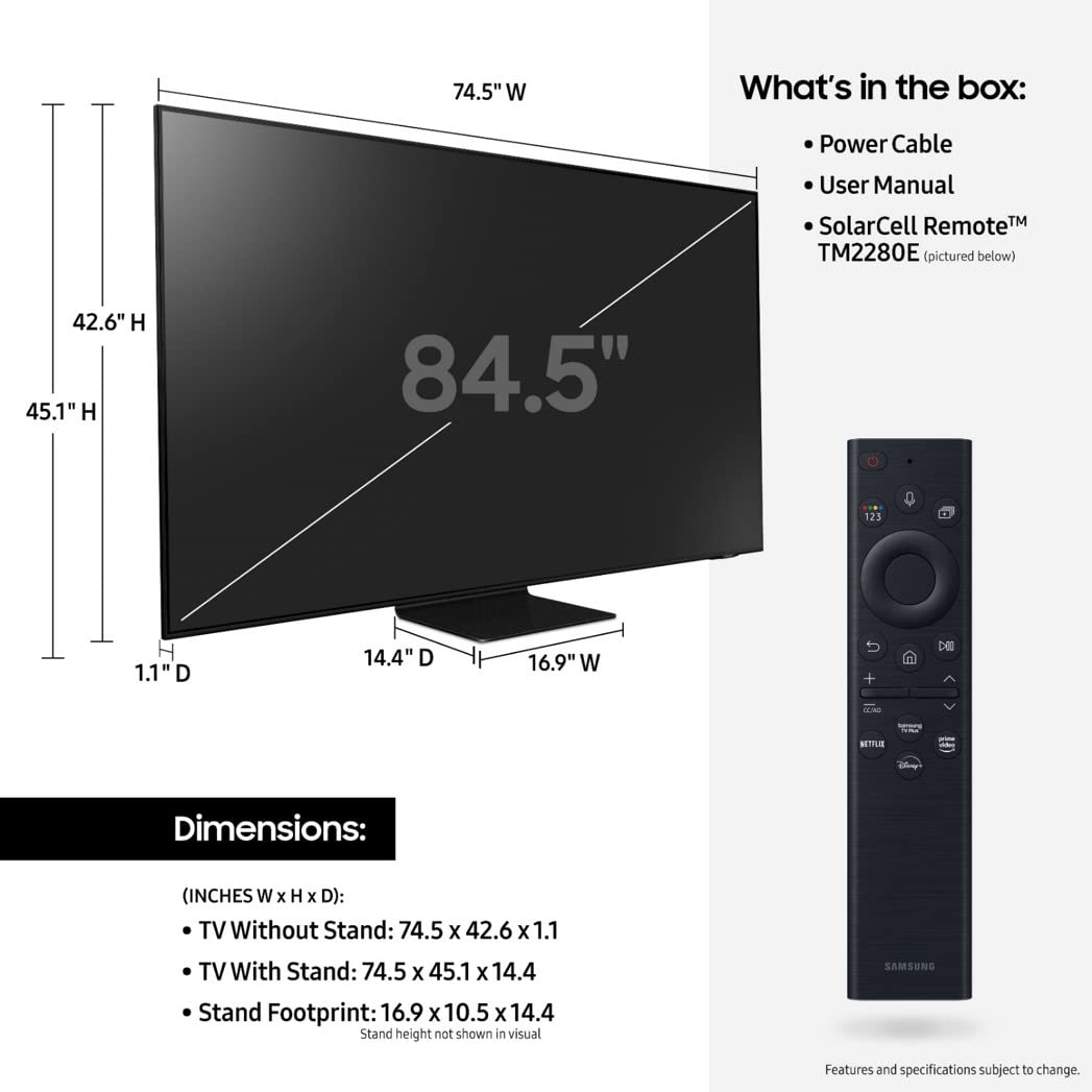 85" 4K Neo QLED Mini LED Smart TV T329406