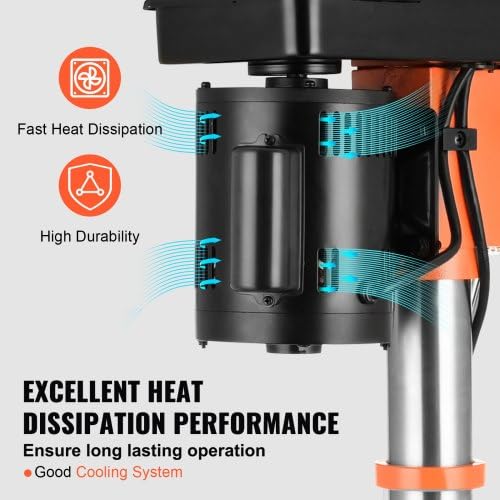 10'' 5-Speed Cast Iron Benchtop Drill Press I500