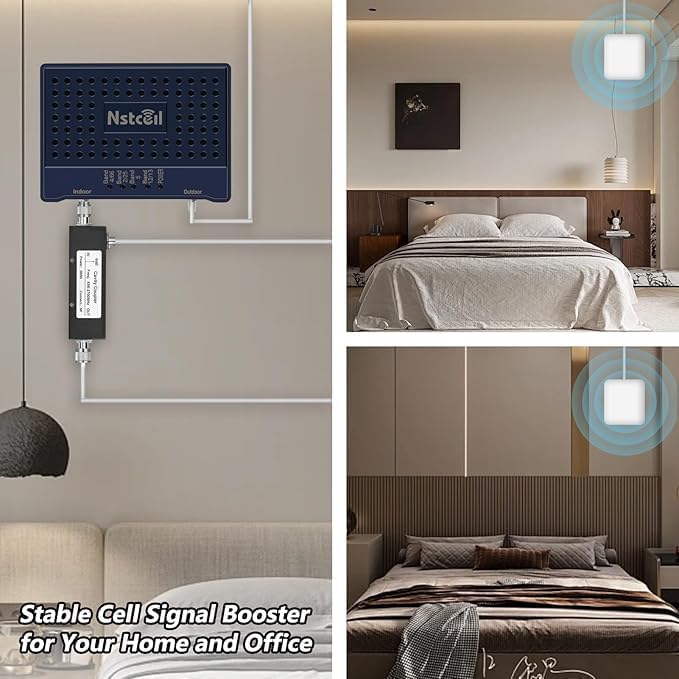 Cell Booster for Home Up to 7000Sq. Ft 5G 4G LTE Blue Q7237
