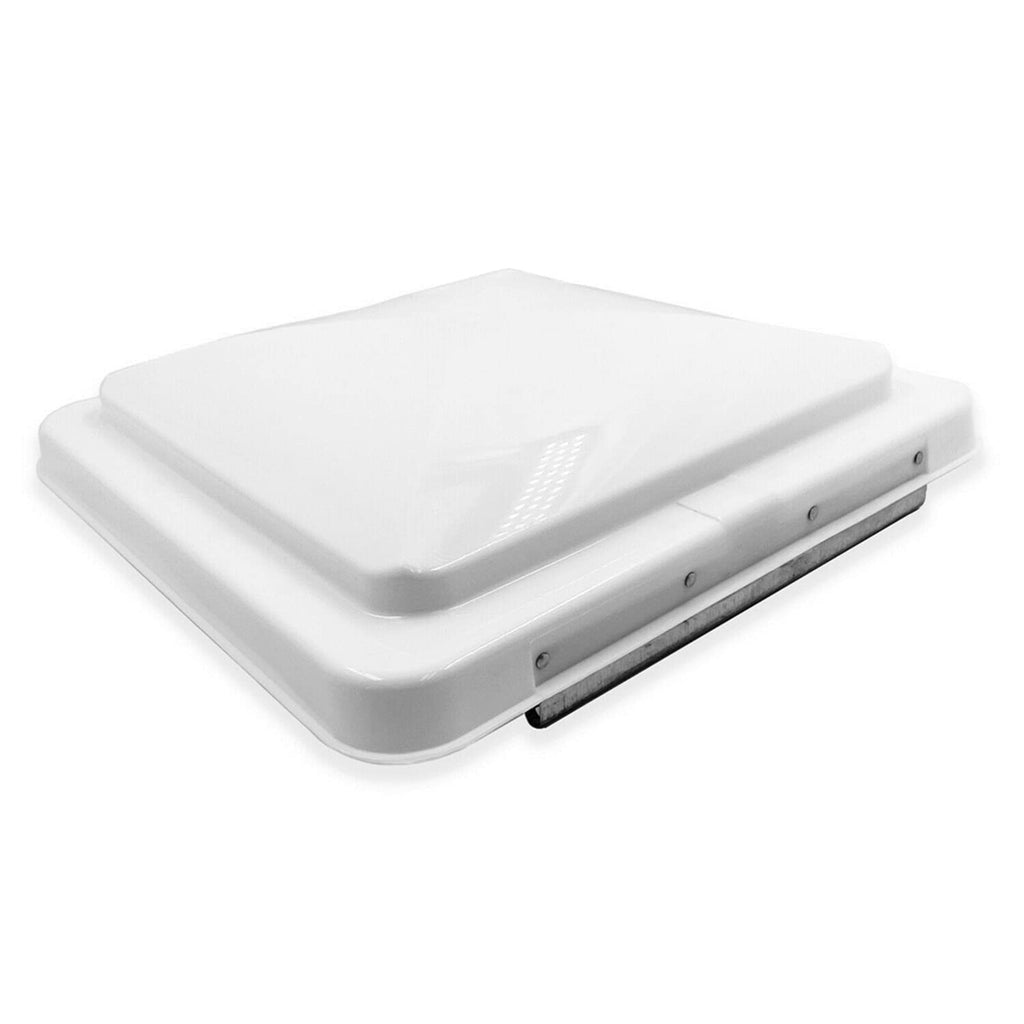 14" x 14" UV-Stabilized Rust-Resistant White RV Vent Cover Z7226