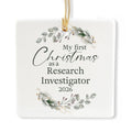 Ceramic 3-inch Square Ornament N855