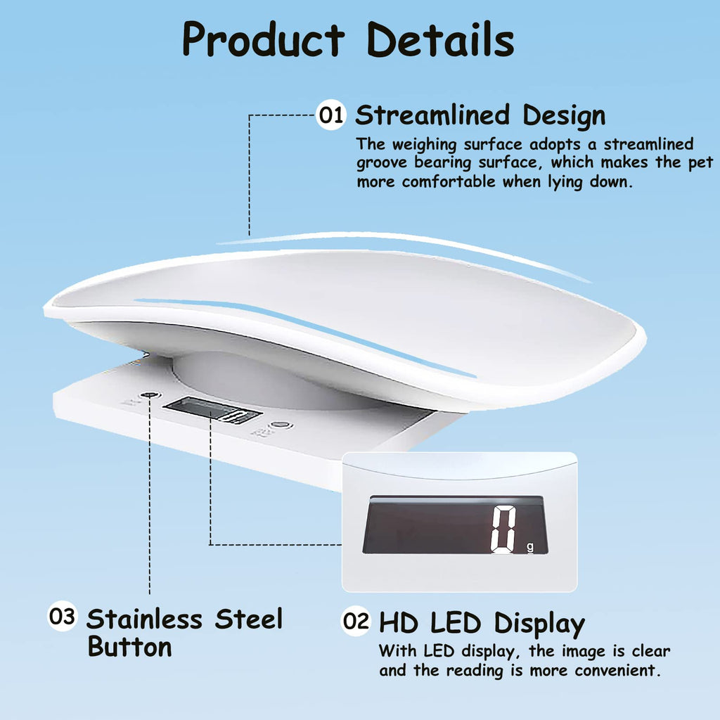Digital Pet Scale with Tray A820