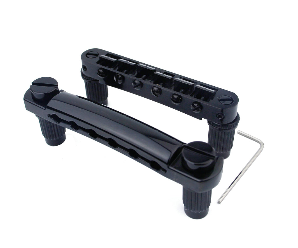 Tune-O-Matic Bridge and Stop Bar Tailpiece Combo Black O4920