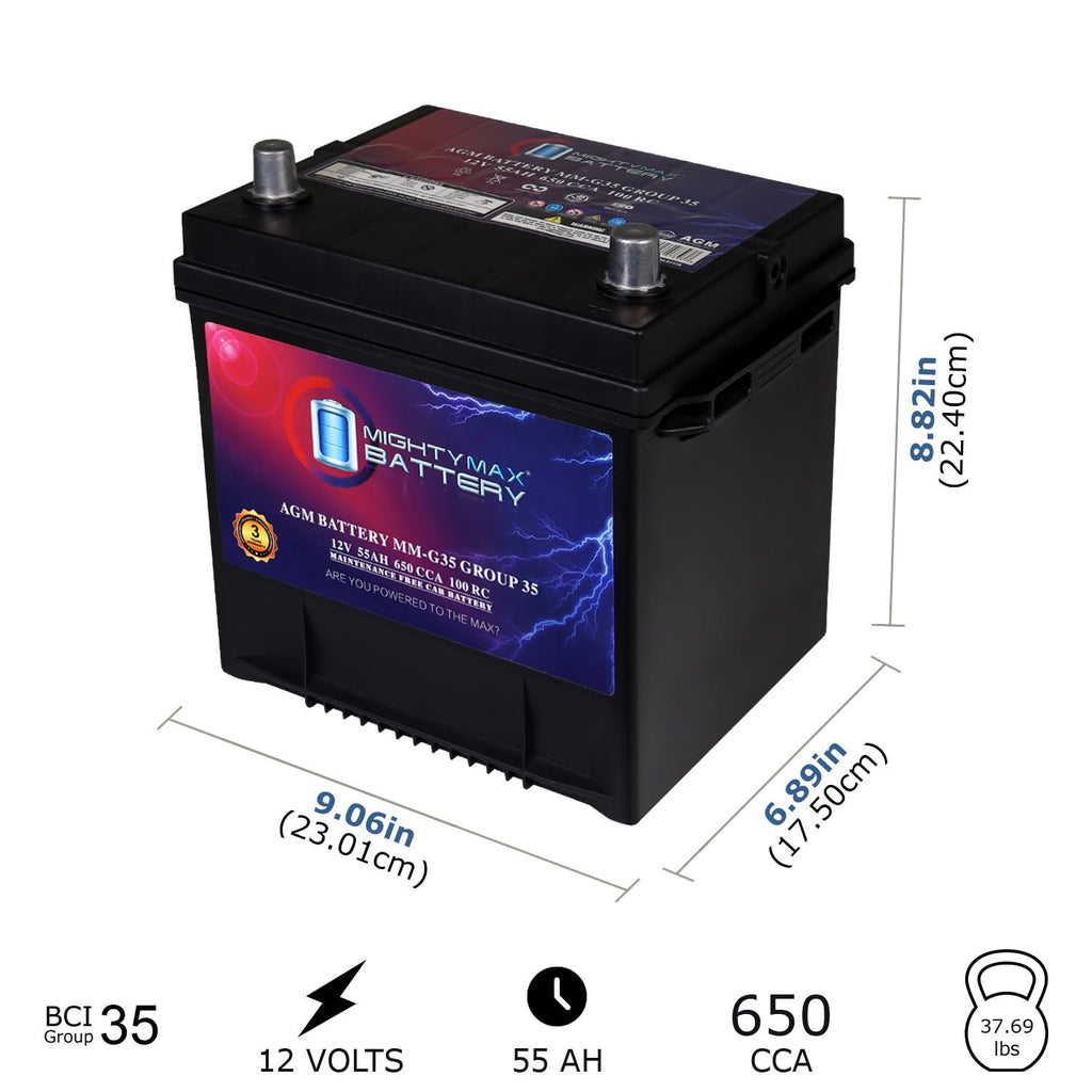 12V 55Ah AGM Replacement Battery X948018