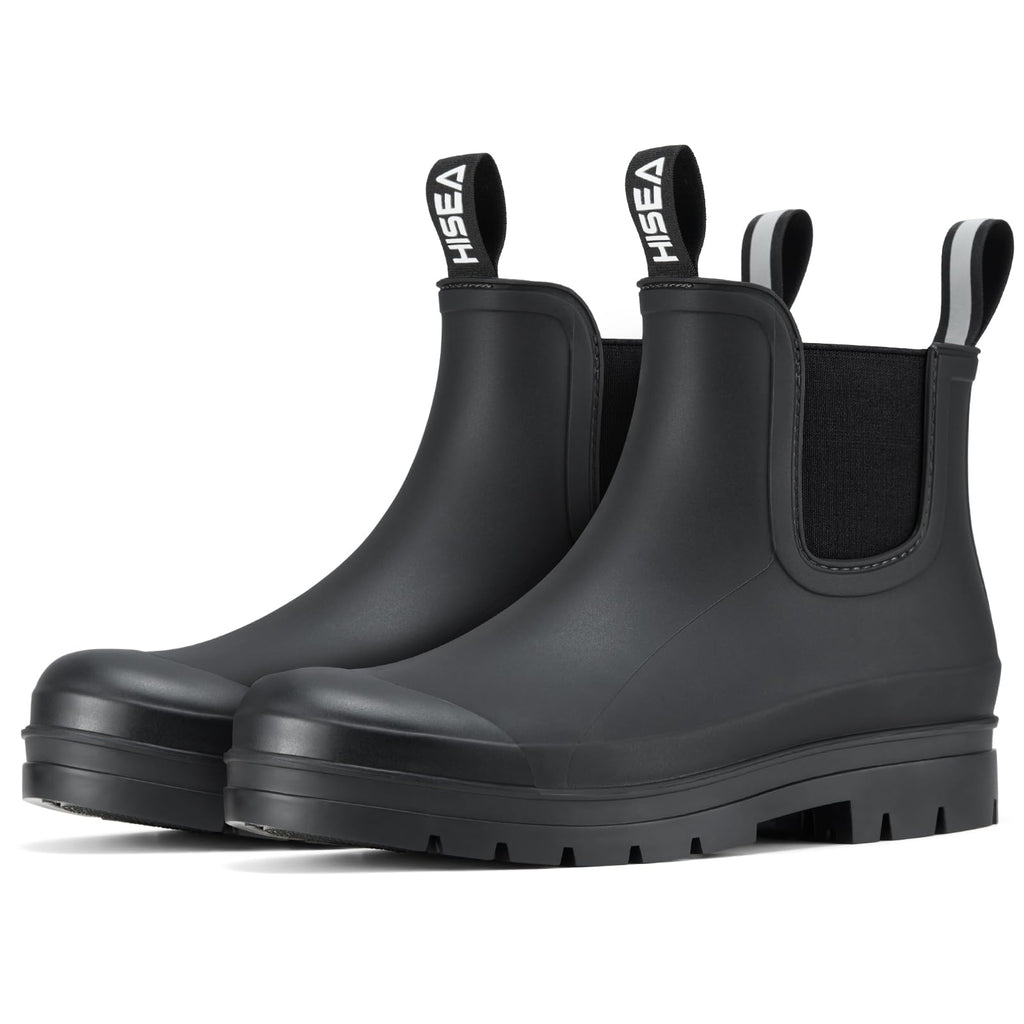 Women's Waterproof Ankle Chelsea Rain Boots U20864