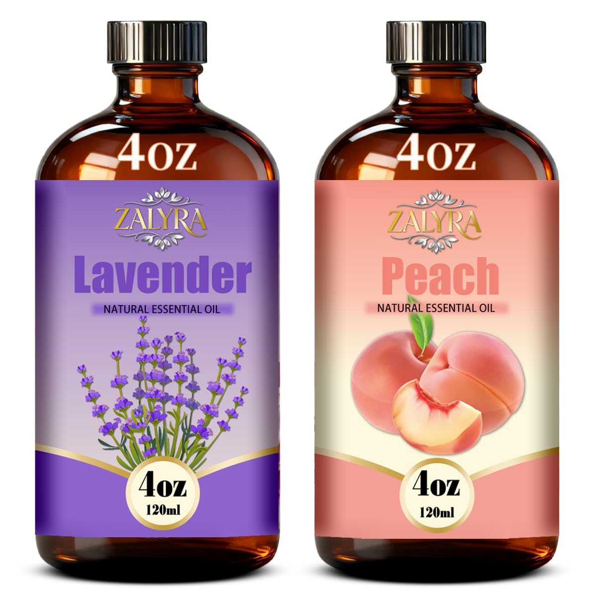 Lavender&Peach Essential Oil 4 Fl Oz+0.33 Fl Oz T685