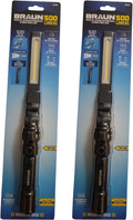500 Lumen LED Rechargeable Magnetic Foldable Work Light 2 Pack E228739