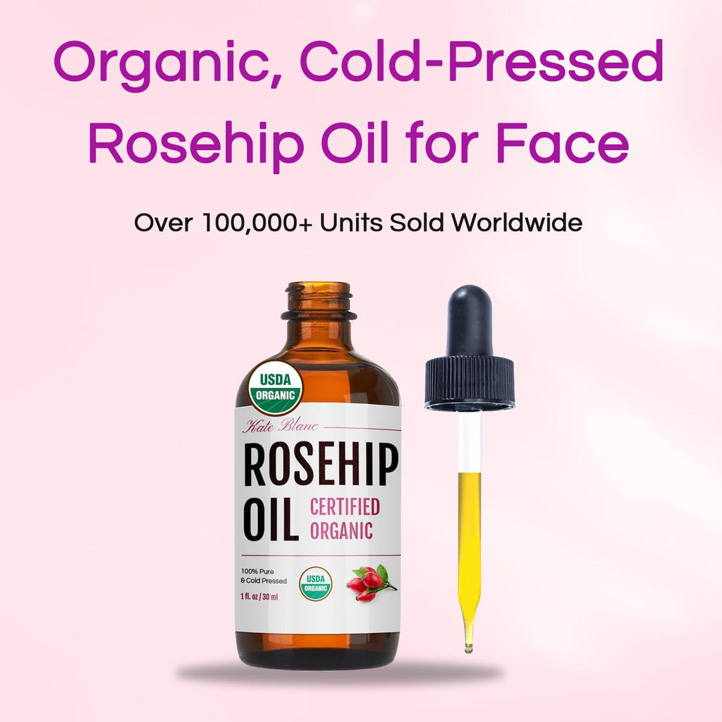 Organic Cold Pressed Rosehip Seed Face Oil N335
