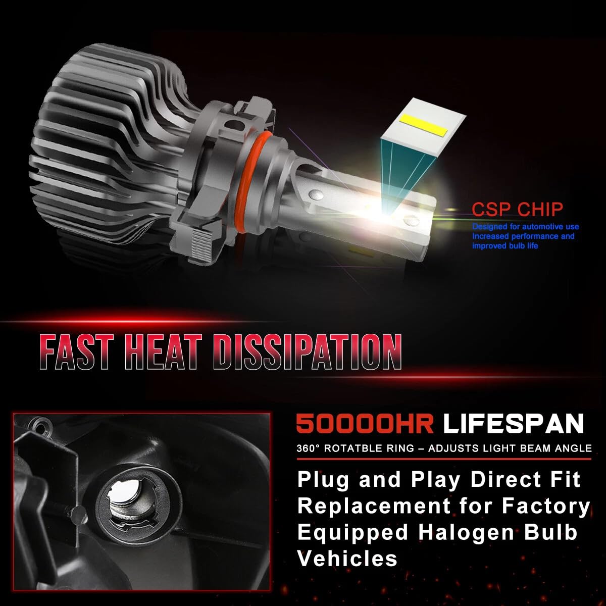 Halogen Headlight Assembly M504