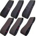 4 x 36 Inch Silicon Carbide Sanding Belts 6 Pack I1598