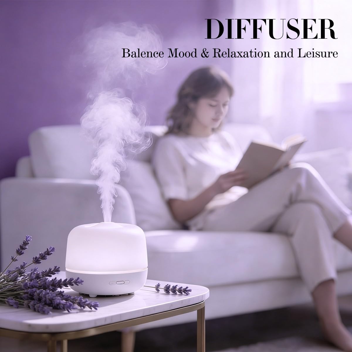 Lavender&Peach Essential Oil 4 Fl Oz+0.33 Fl Oz T685