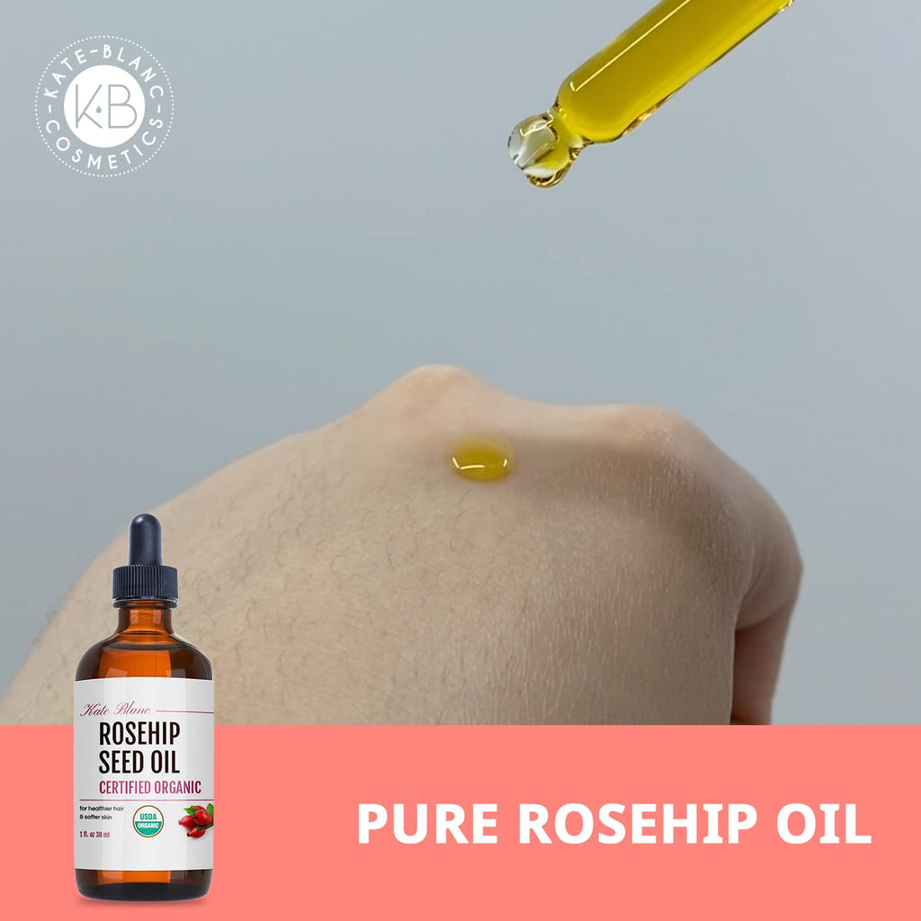 Organic Cold Pressed Rosehip Seed Face Oil N335