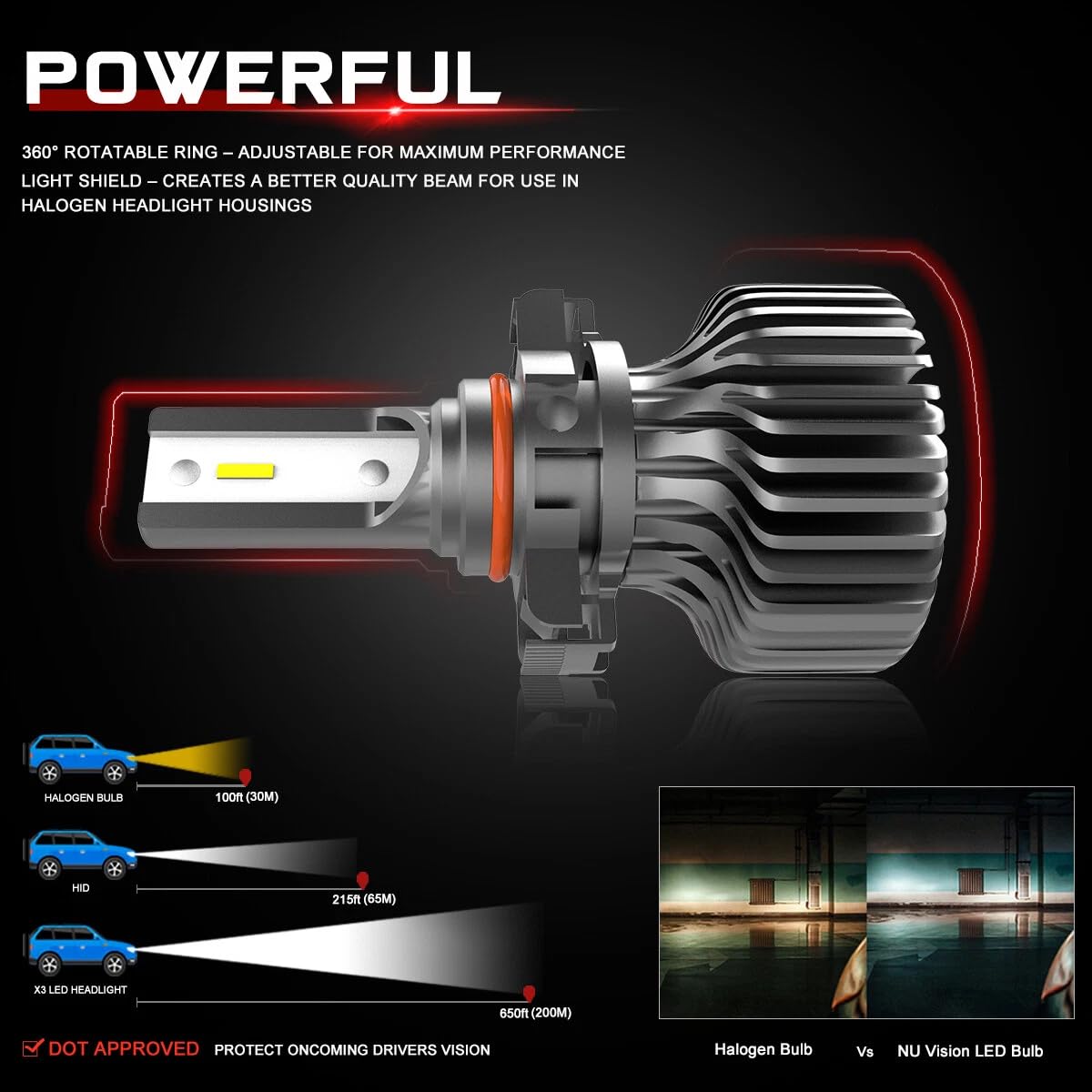 Halogen Headlight Assembly M504