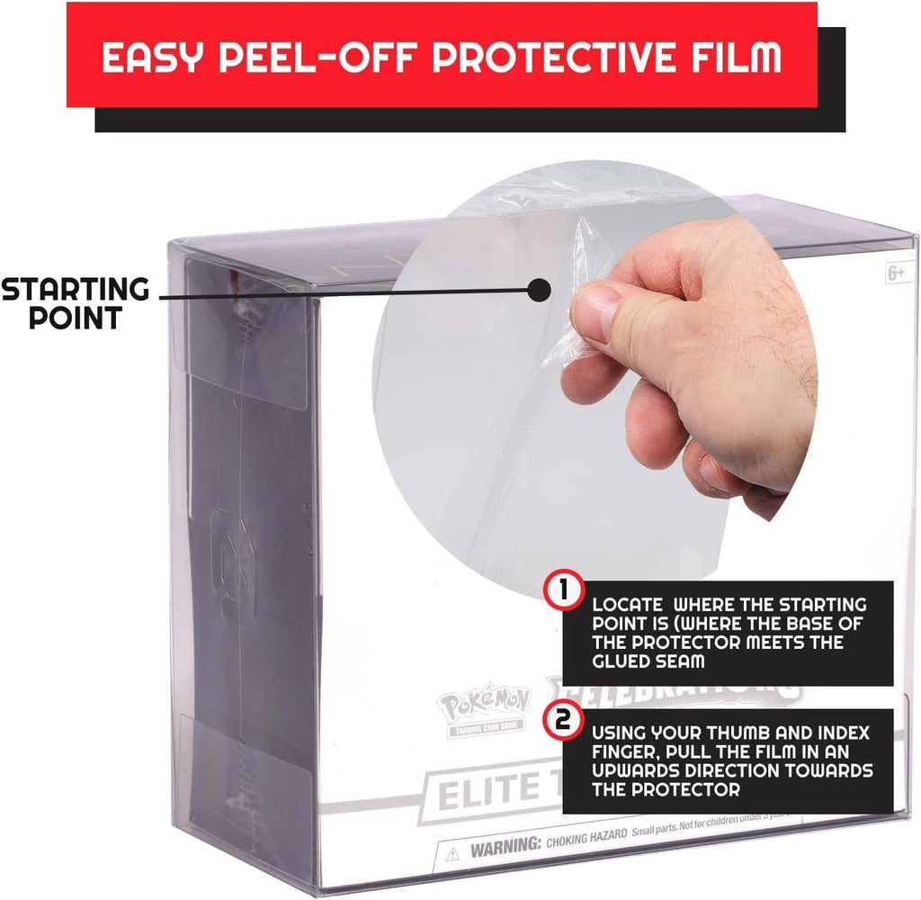 Clear PET Display Case 5-Pack + 2-Pack V678
