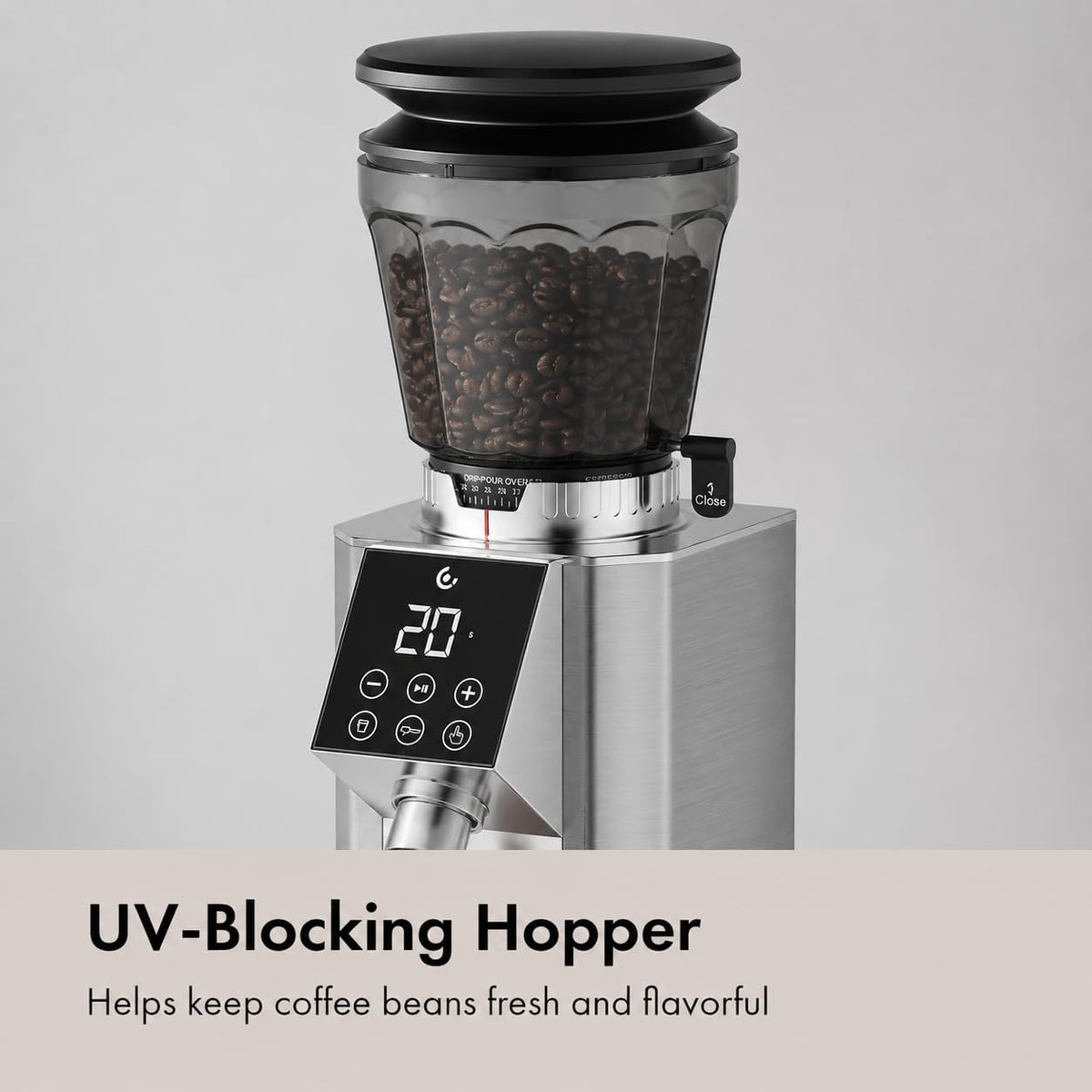 Conical Burr Coffee Grinder with 45 Grind Settings C463786