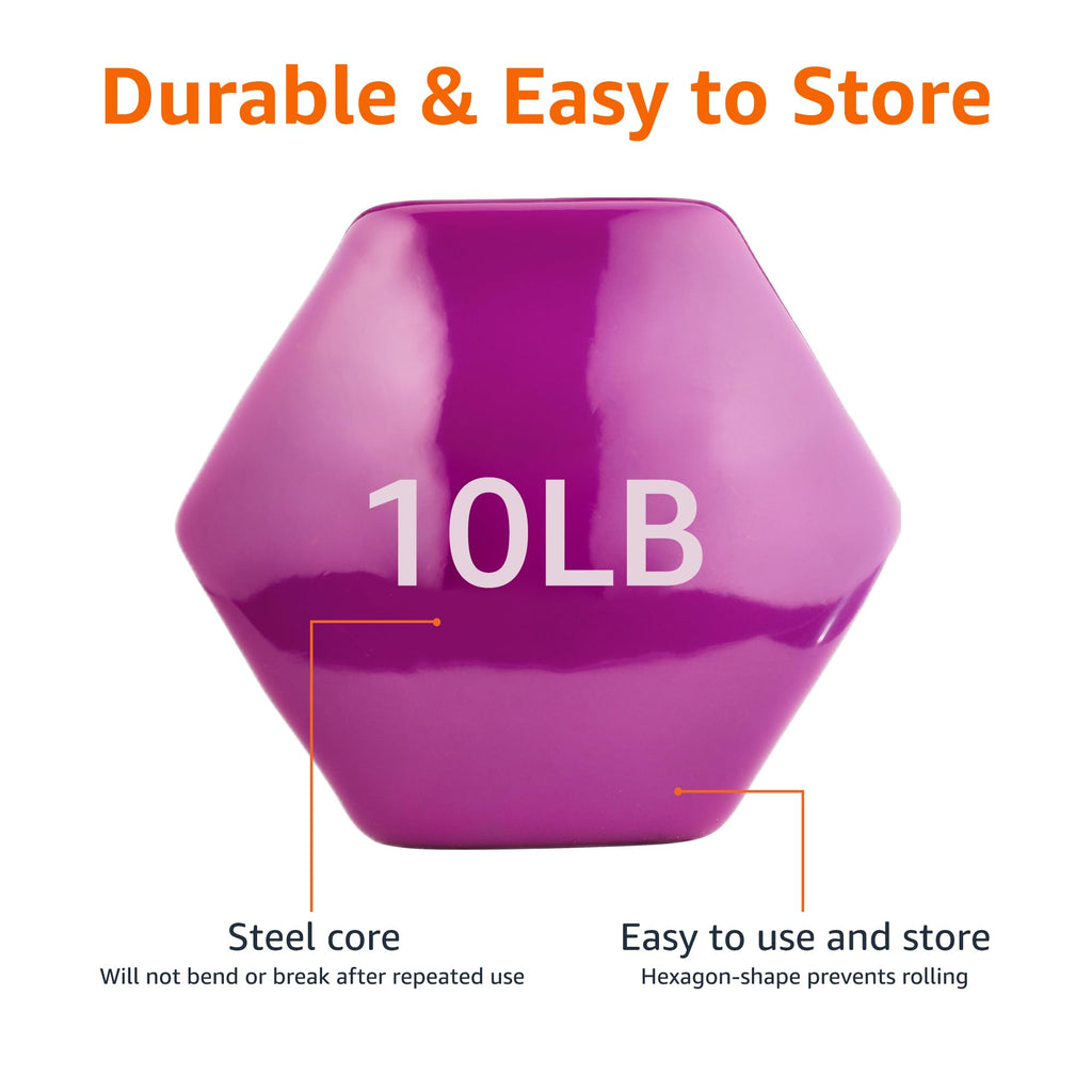 Vinyl Coated Dumbbell Hand Weights S9501