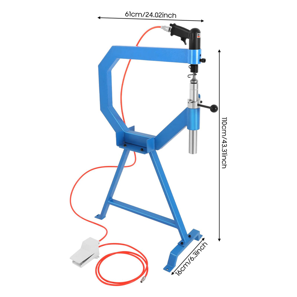 Pneumatic Planishing Hammer with Pedal & Stand O740