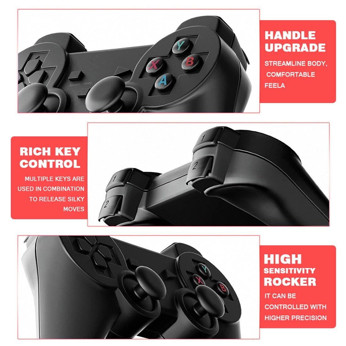 4K Retro Game Console with 2 Wireless Controllers 64GB P29879
