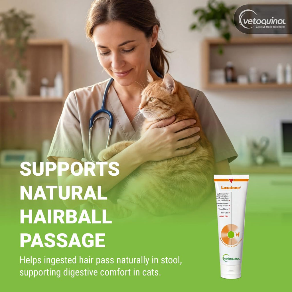 Tuna Hairball Gel for Cats 4.25 oz Pack of 3 B737