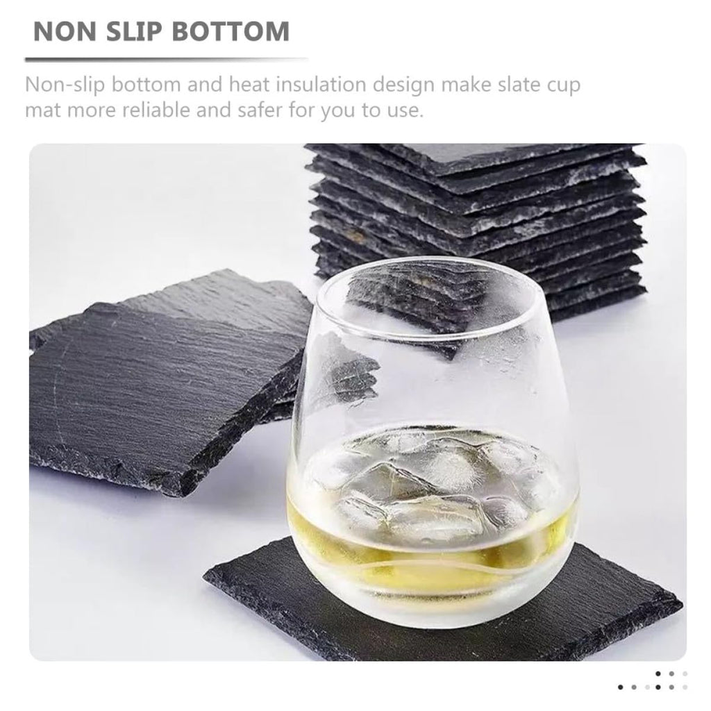 Natural Stone Coasters Set B9555