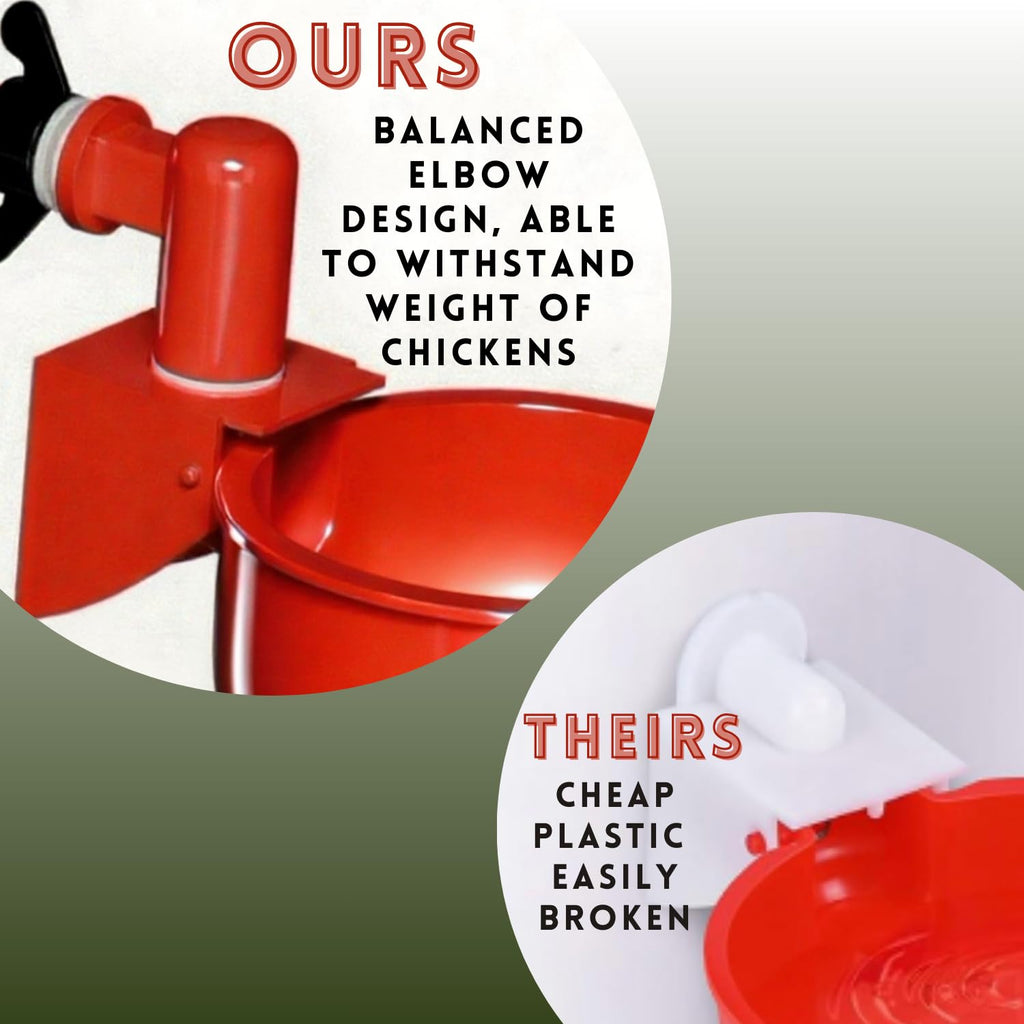 Leak Resistant Automatic Chicken Waterer Cups 8pk K6317