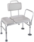 Padded Transfer Bench Bathroom Safety Mobility Aid D3806