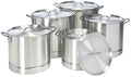 10 Pcs Aluminum Stock Pot Set With Steamer F300681