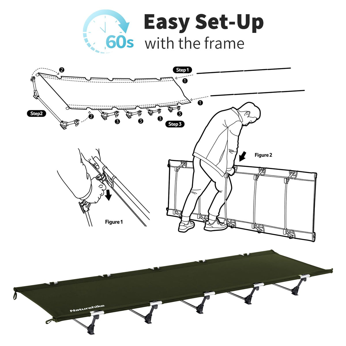 Ultralight Folding Camping Cot Y34255