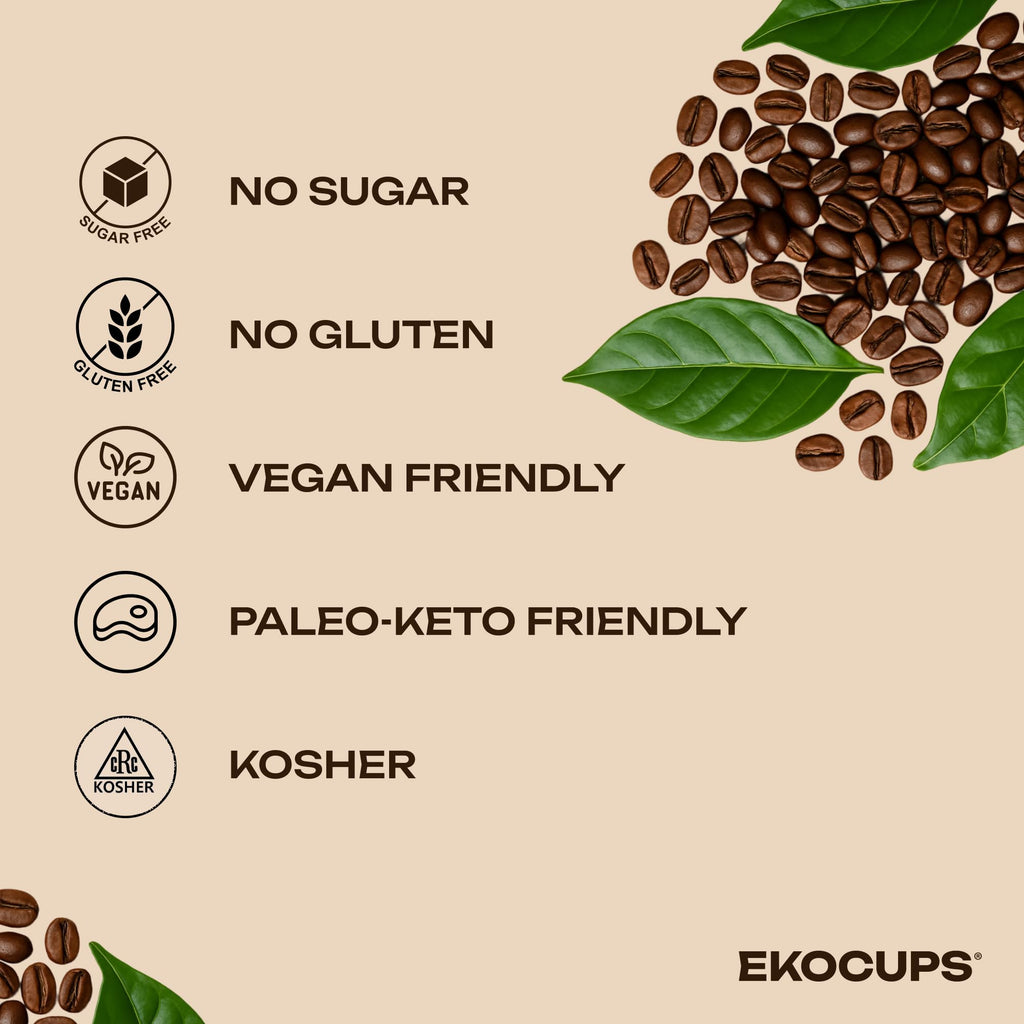 Organic Dark Roast Coffee Pods, 40 Recyclable Capsules S7671