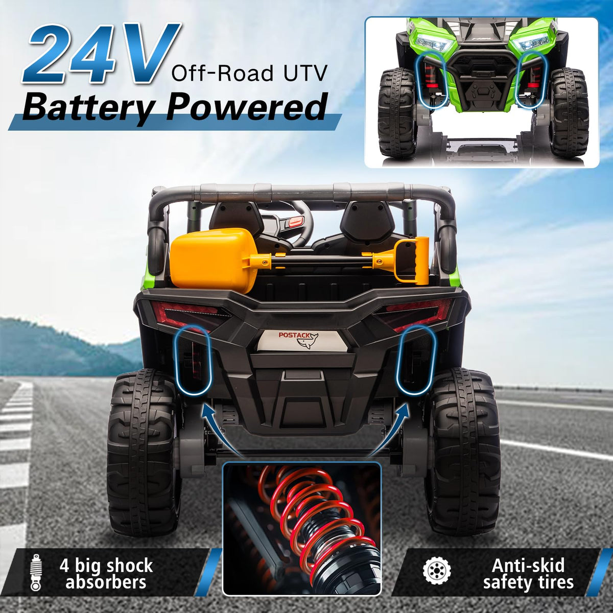 24V 2 Seaters Battery Powered Ride On Car K6875