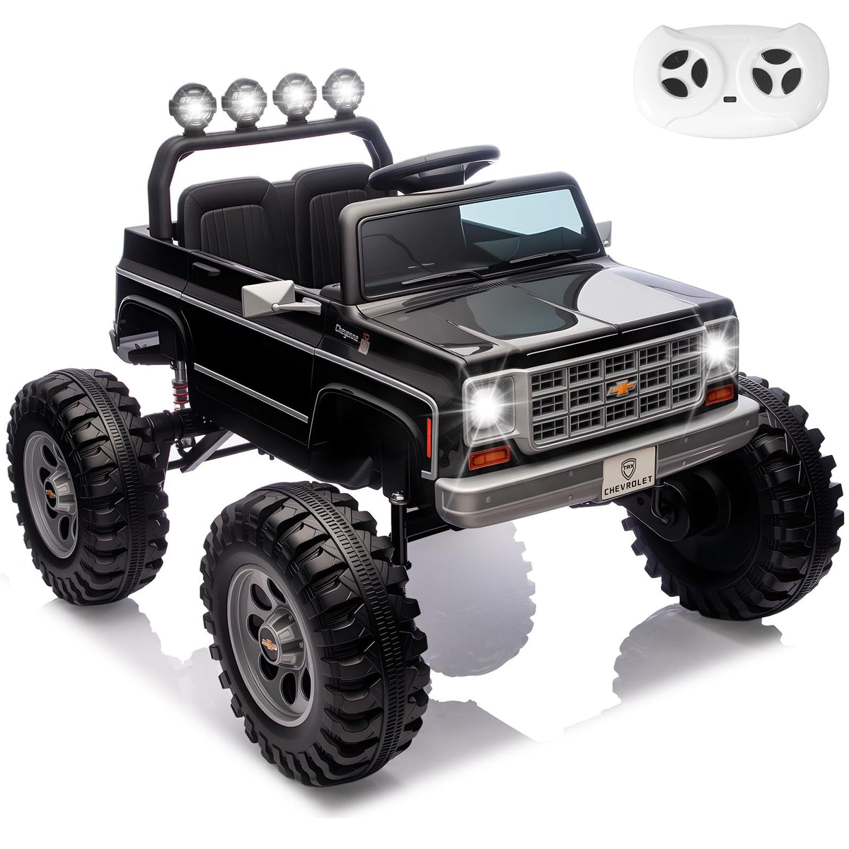 24V Ride on Truck with Remote Control, Black P77264