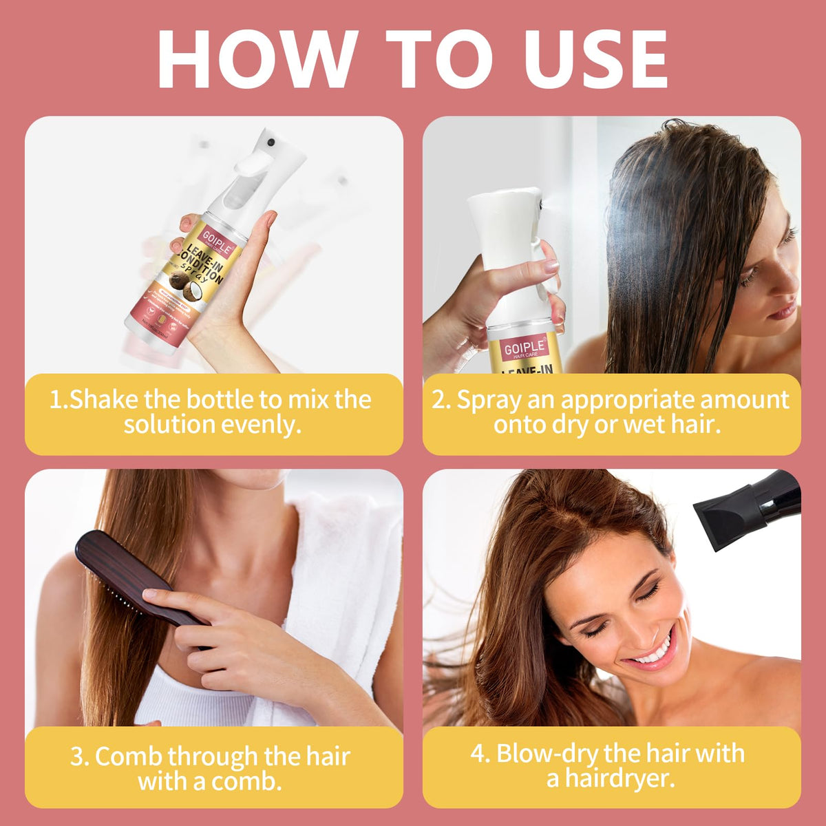 Leave In Conditioner & Heat Protectant Spray A793891