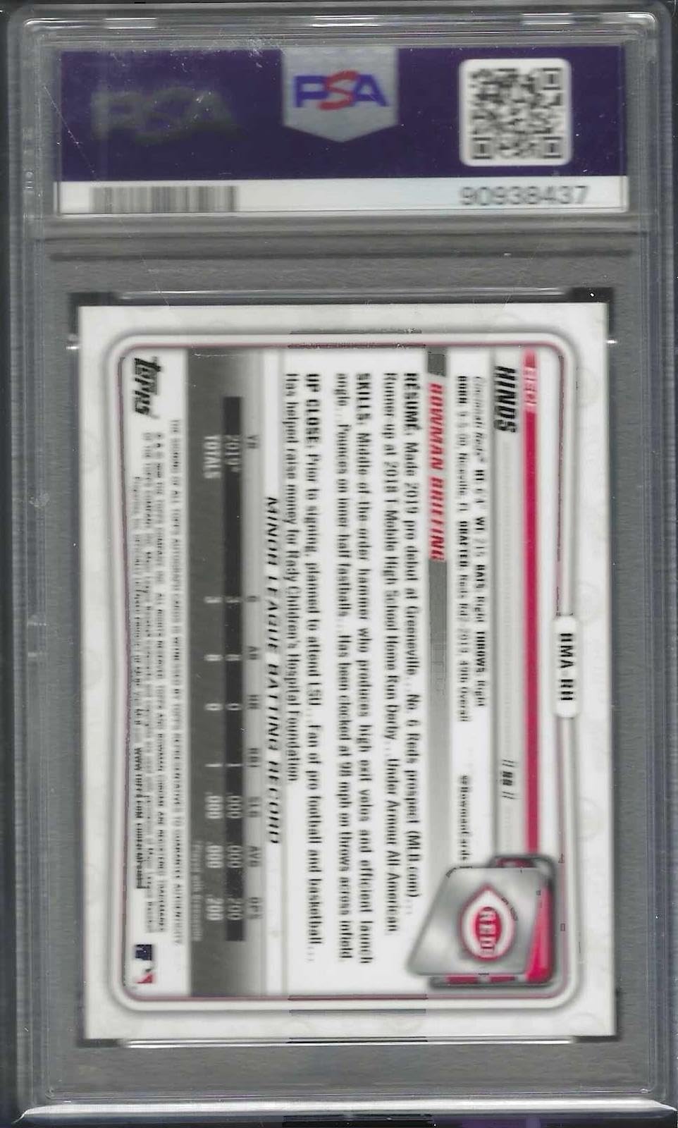 Baseball Slabbed Autographed Cards Q978625