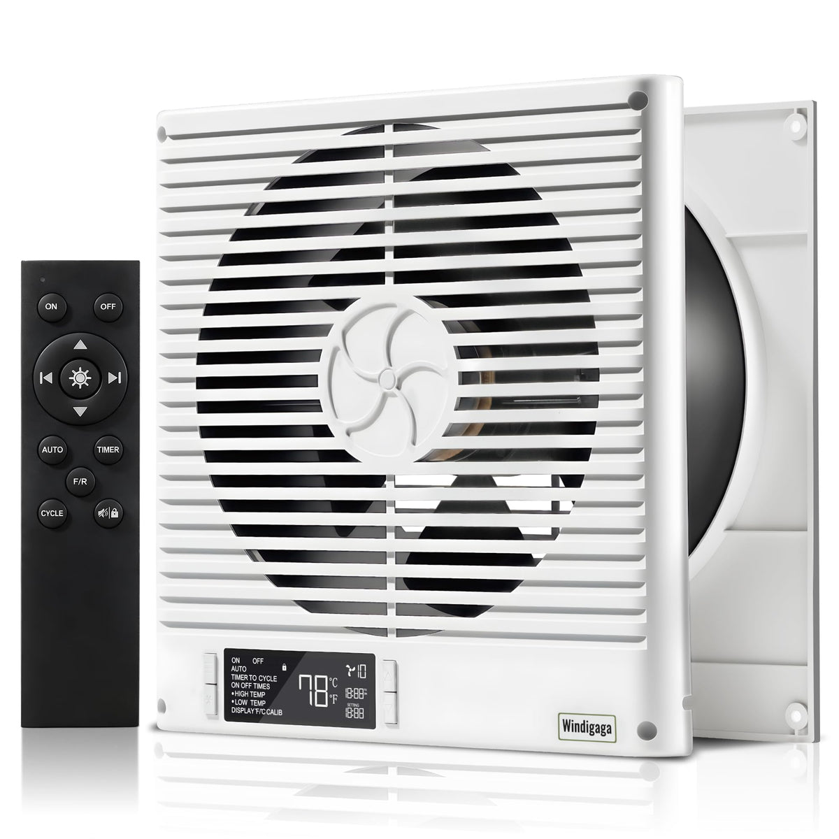 8" Room to Room Air Transfer Fan with Remote E13540