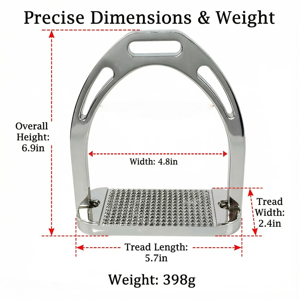 Lightweight English Stirrups T515