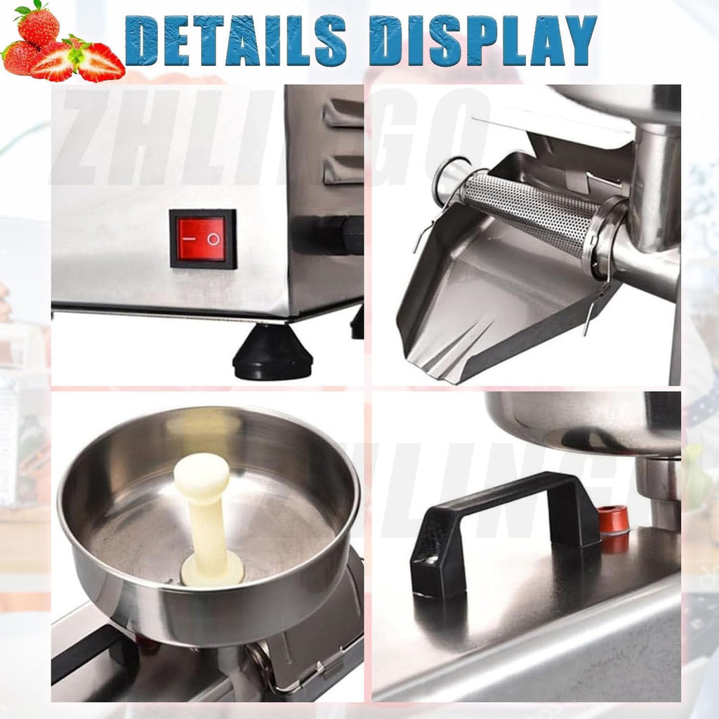 450W Electric Tomato Strainer and Press Stainless Steel I370152