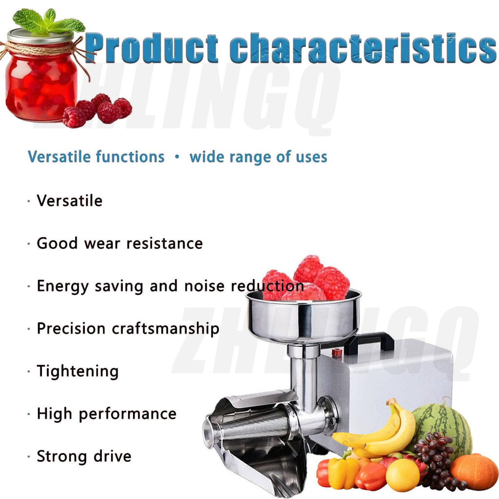 450W Electric Tomato Strainer and Press Stainless Steel I370152