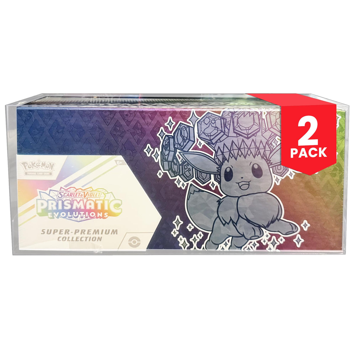 Clear PET Display Case 5-Pack + 2-Pack V678