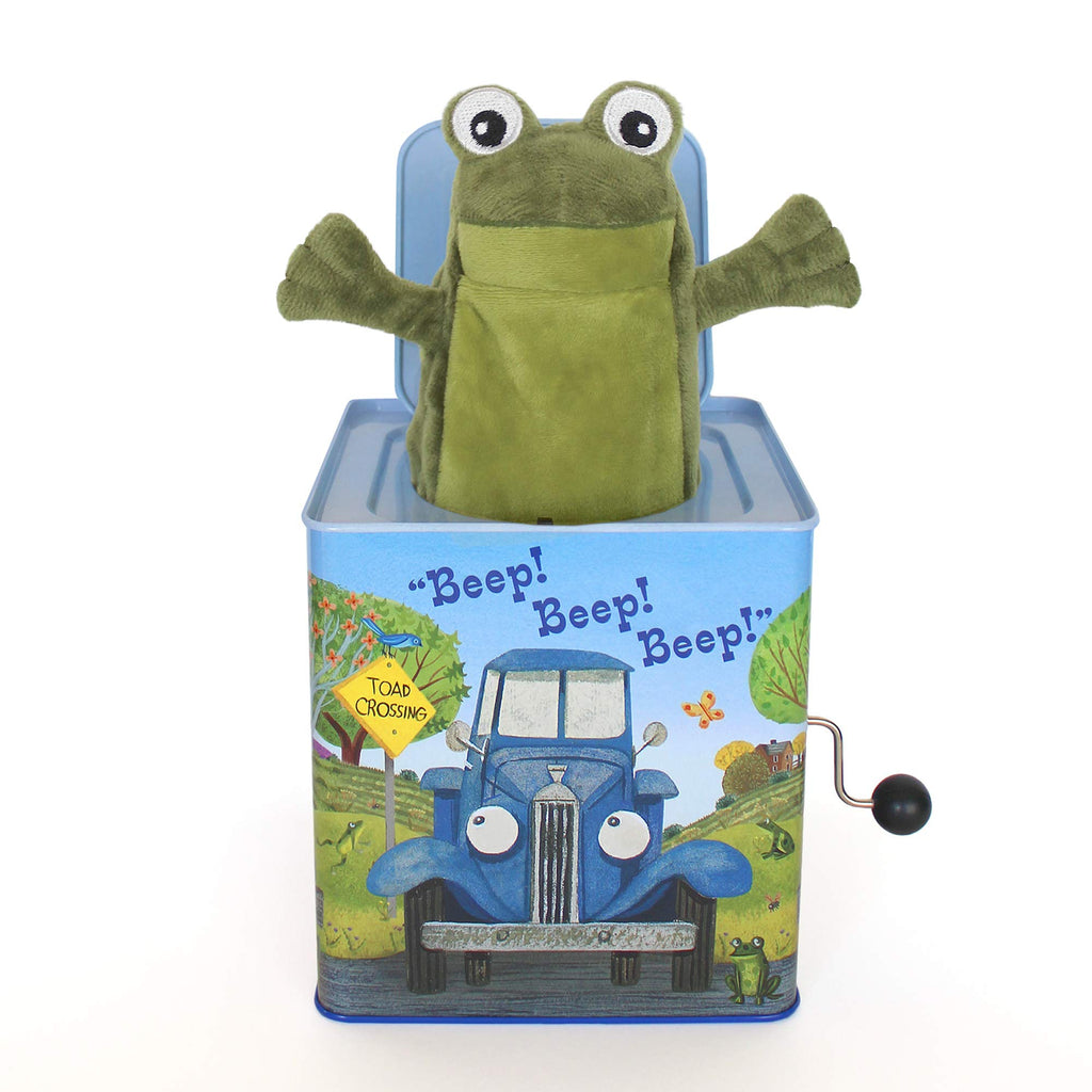Blue Truck Jack-in-The-Box Plush Toy with Music R6470