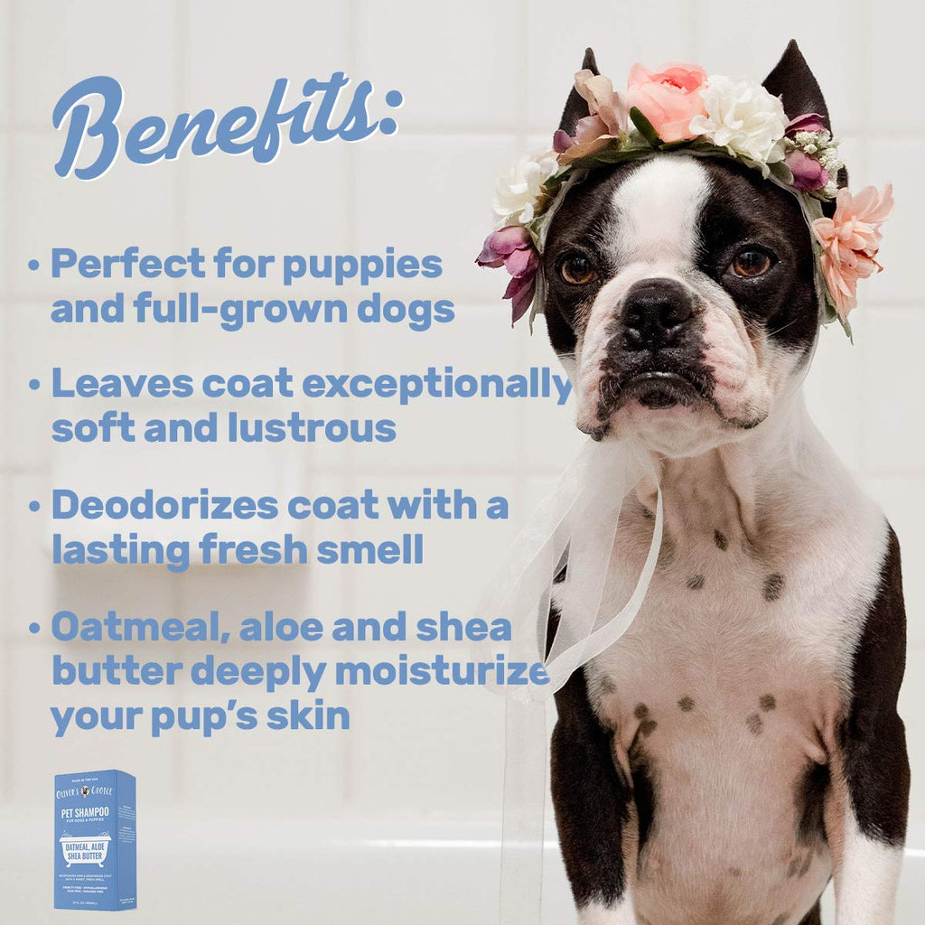 Oatmeal Aloe Shea Butter Dog Shampoo 14 fl. oz X3233