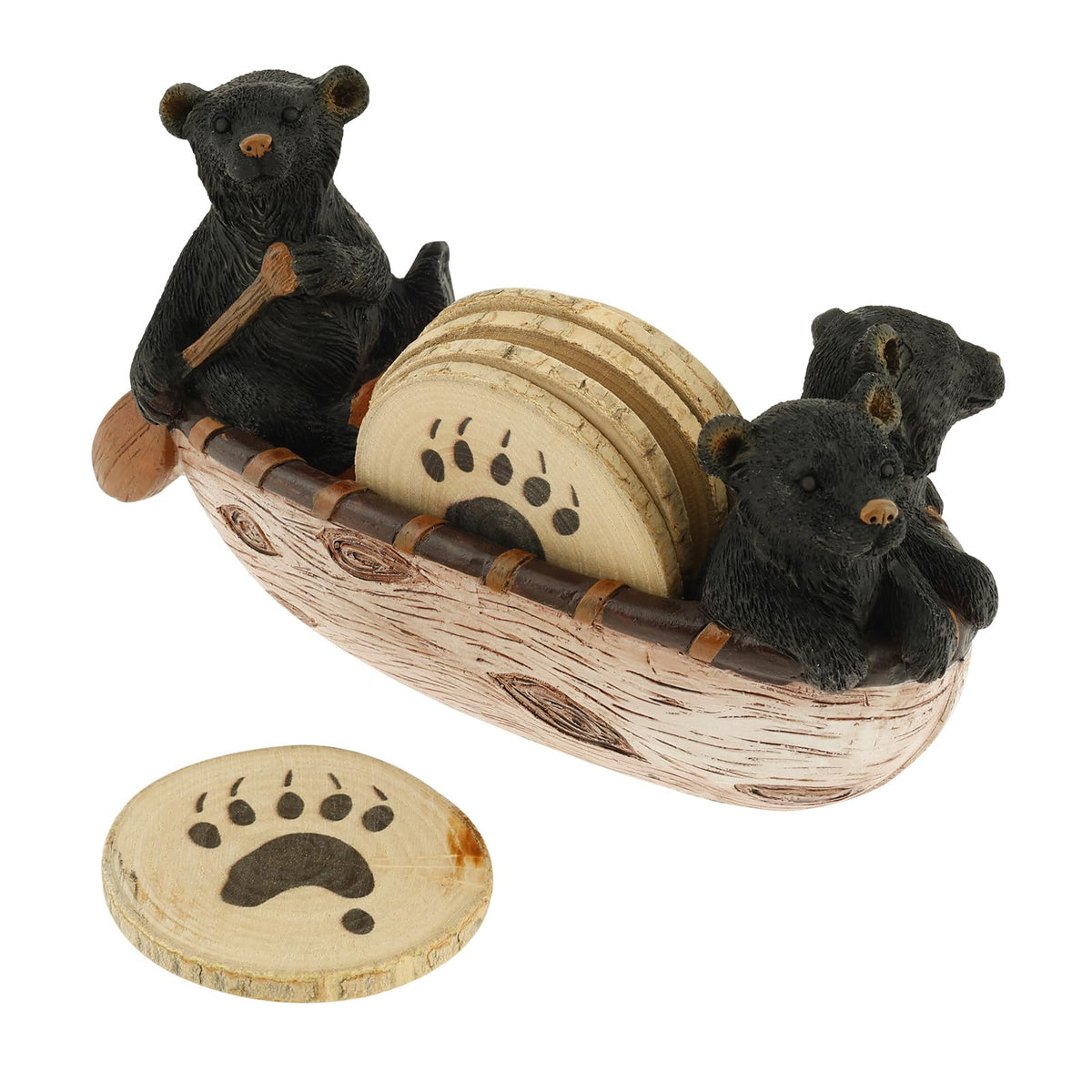 Black Bear Coasters Set of 5 M7389