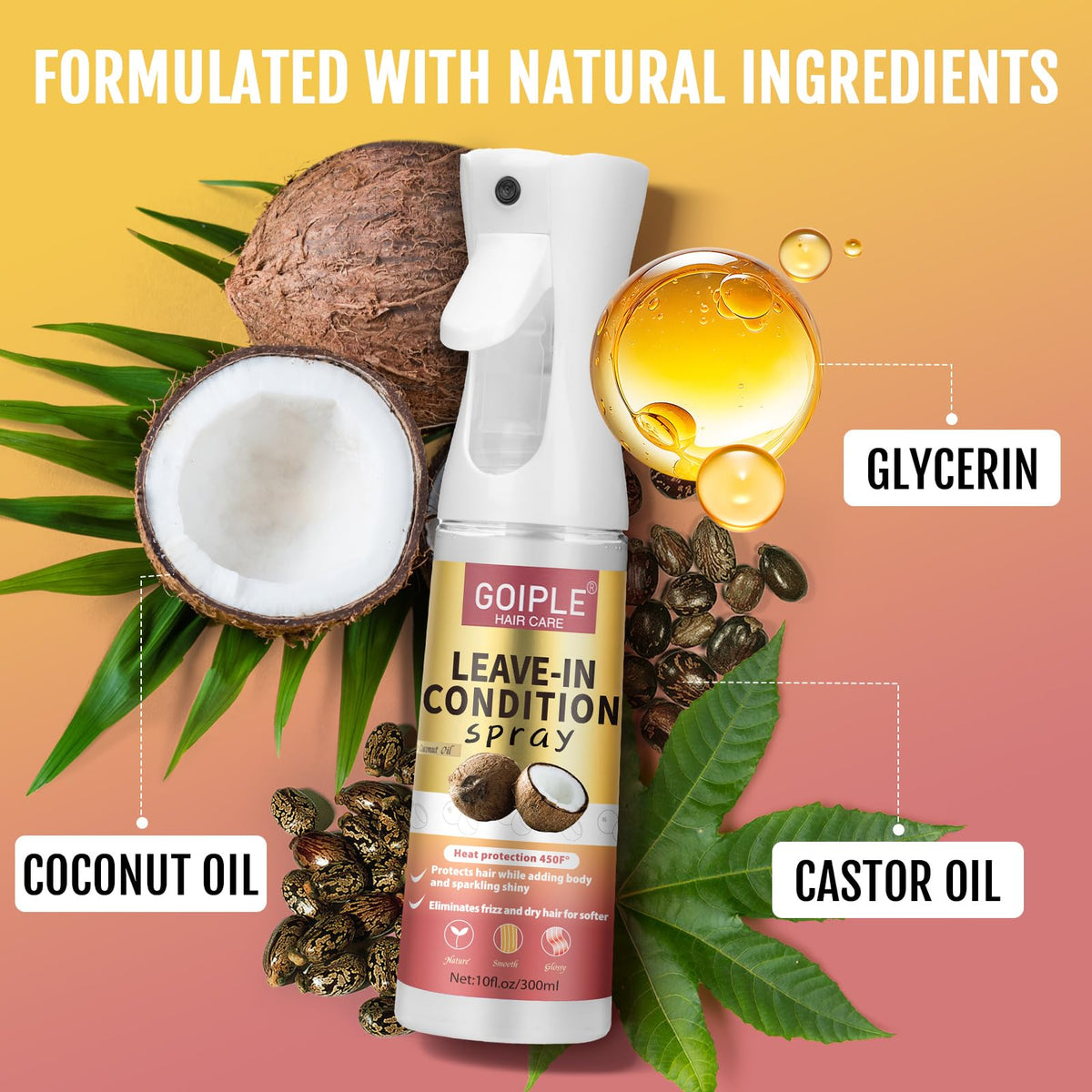 Leave In Conditioner & Heat Protectant Spray A793891