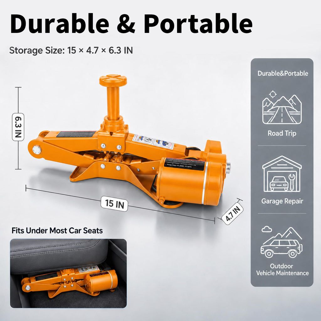 3 Ton 12V Electric Scissor Car Jack R480