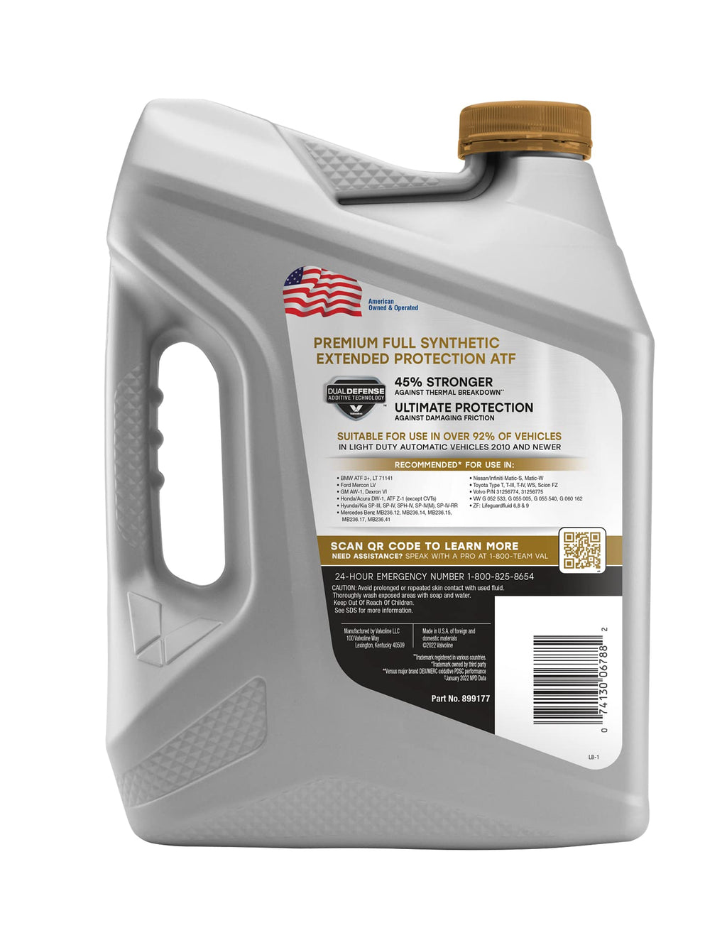 Full Synthetic Automatic Transmission Fluid 1 Gallon U205