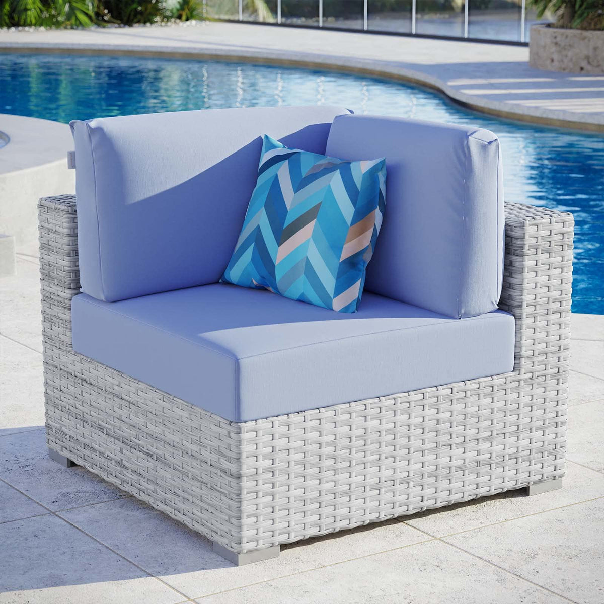 Rattan Wicker Lounge Chair V5602