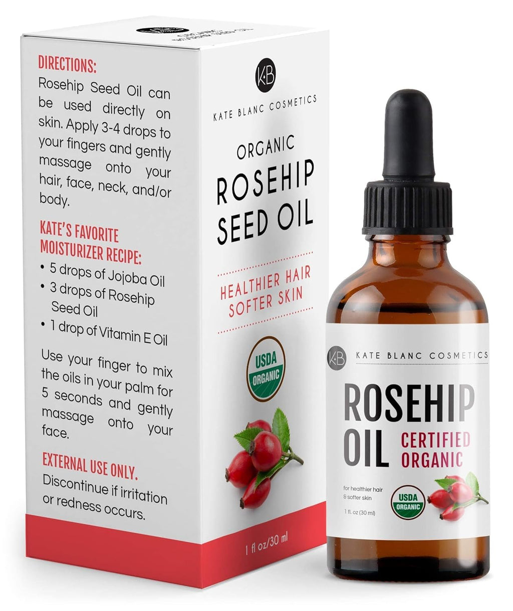Organic Cold Pressed Rosehip Seed Face Oil N335