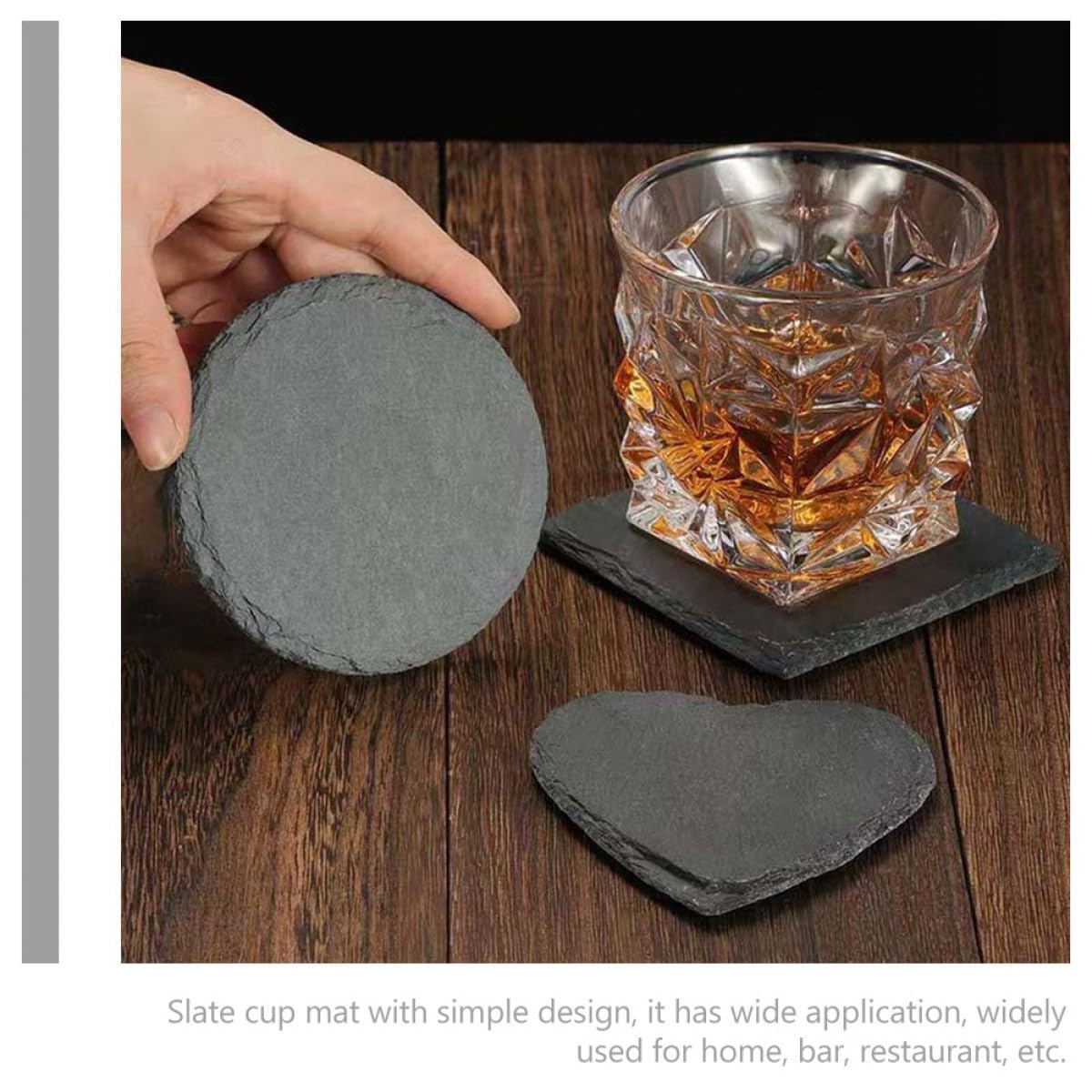 Natural Stone Coasters Set B9555