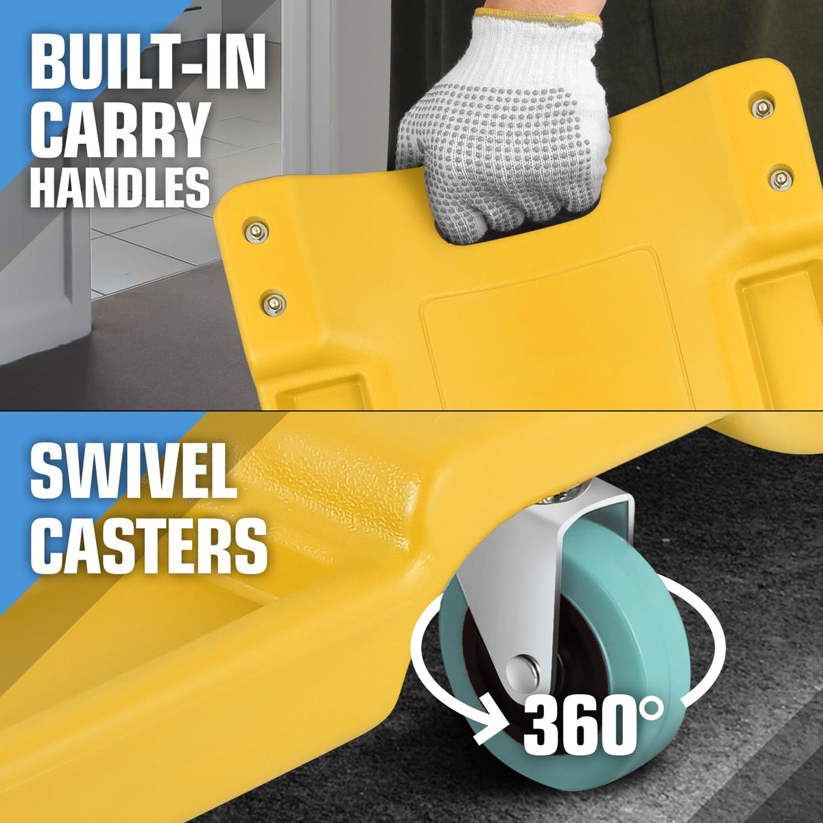 40 Inch Rolling Garage Creeper with Padded Headrest Y290740